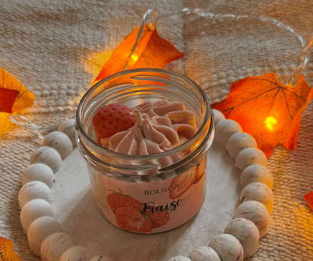 Mini bougie-Fraise 